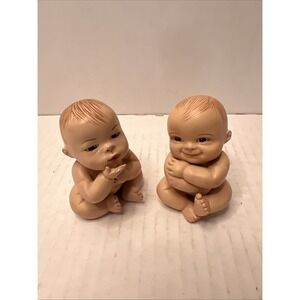Vintage Marie Osmond Hugs And Kisses Pair 0959 Signed Baby Cakes Wee Bees 2004
